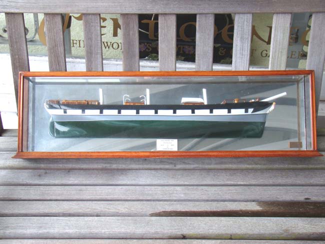 A cased model of the OUTLAPA, a three-masted ship built at Sunderland, England in 1869. — image 2